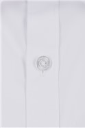  Tailored Fit Single Cuff White Poplin Shirt