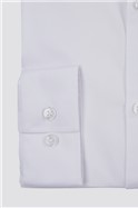  Tailored Fit Single Cuff White Shirt