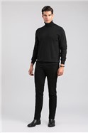  Black Turtleneck Pullover