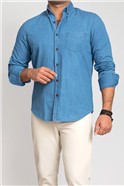  Indigo Long Sleeved Shirt