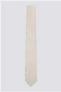  Paisley Jacquard Champagne Tie & Handkerchief Set