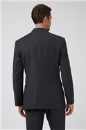  Regular Fit Charcoal Birdseye Jacket