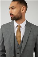  Grey With Tan Overcheck Suit
