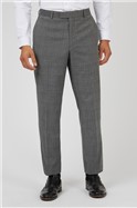  Grey With Tan Overcheck Trousers