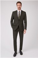  Slim Dark Green Suit