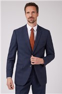  Dark Blue with Tan Overcheck Waistcoat