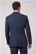  Dark Blue with Tan Overcheck Waistcoat