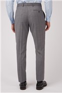  Grey with Blue Check Tailored Fit Suit