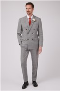 Grey with Bold Tan Overcheck Trousers