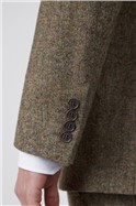  Tailored Fit Fawn Tweed Jacket