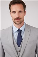 Slim Fit Grey Semi Plain Suit