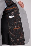  Slim Fit Grey Semi Plain Suit