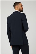  Slim Fit Navy Panama Trousers