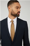 Slim Fit Navy Panama Trousers