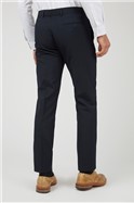  Slim Fit Navy Panama Trousers