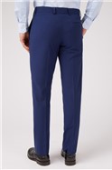  Blue Plain Tailored Fit Suit