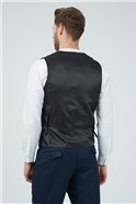  Slim Fit Callum Blue Waistcoat