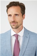 Blue Textured Suit 