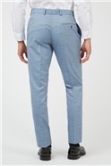  Blue Textured Suit 