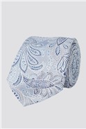 Studio Mix Blue Large Paisley Tie