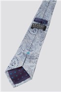 Studio Mix Blue Large Paisley Tie