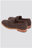  Brown Suede Loafer