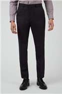  Aubergine Textured Suit