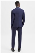  Slim Fit Dark Blue Double Breasted Suit