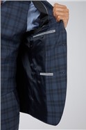  Blue Check Travel Suit