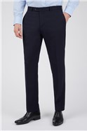  Navy Crepe Weave Soho Suit Trousers