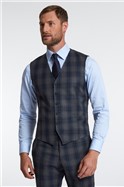  Grey Blue Check Soho Suit