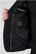 Studio Plain Black Performance Suit Waistcoat