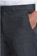  Grey Check Performance Trouser