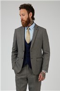  Slim Fit Single Breasted Kelvin Royal Blue Waistcoat