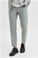  Slim Fit Green Suit Trousers