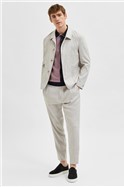  Slim Fit Sand Blazer