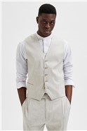  Slim Fit Sand Blazer