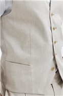  Slim Fit Sand Blazer