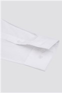  Stvdio White Long Sleeve Leaf Jacquard Shirt