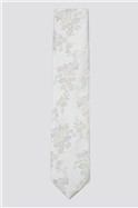  Champagne Floral Silk Tie