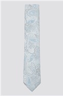  Silver Paisley Tie
