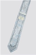  Silver Paisley Tie