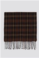  Brown Check Scarf