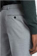  Grey Marl Stretch Trousers