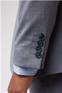  Carson Blue Berry Overcheck Three Piece Suit