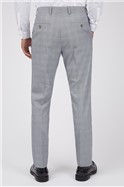  Reid Grey with Berry Overcheck Three Piece Suit