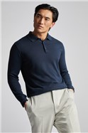  Long Sleeve Knitted Polo