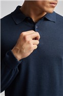  Long Sleeve Knitted Polo