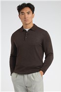  Long Sleeve Knitted Polo