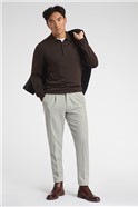  Long Sleeve Knitted Polo